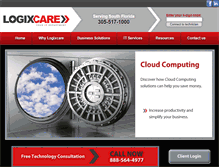 Tablet Screenshot of logixcare.com